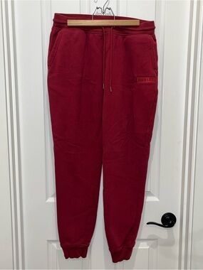 Hurley Burgundy Drawstring Fleece Joggers